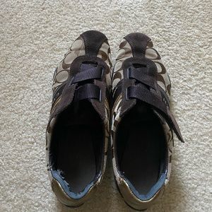 Coach Jenney velcro sneakers